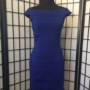 Colbalt Blue Ribbon Dress
